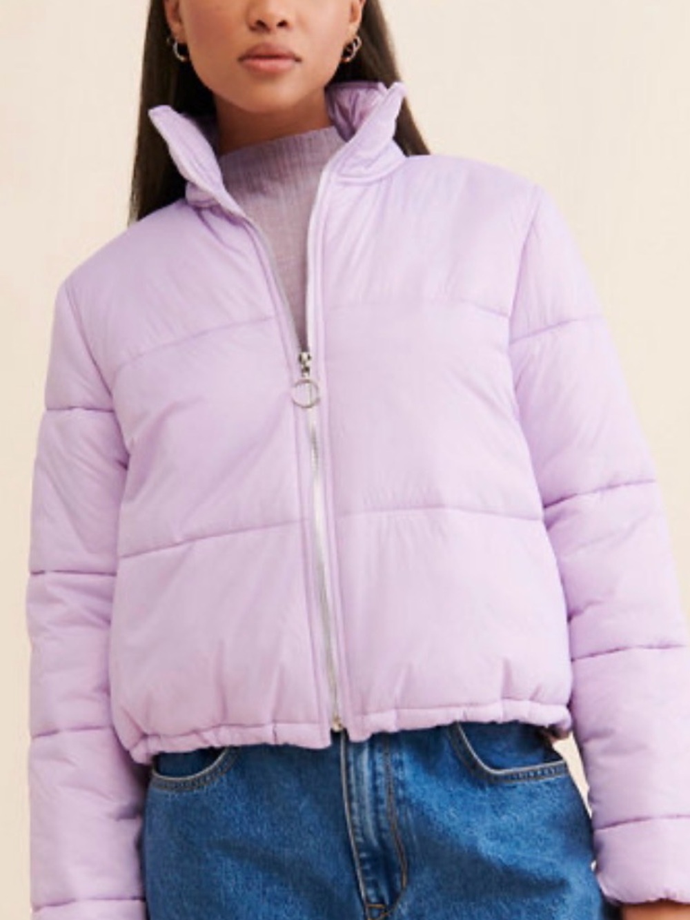Show Me your Mumu Snowbird Puffer Jacket in Lavender | L - Picture 1 of 12